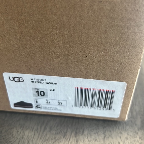 Brand new women UGG Refelt Tasman, size: 10, black - Picture 8 of 8
